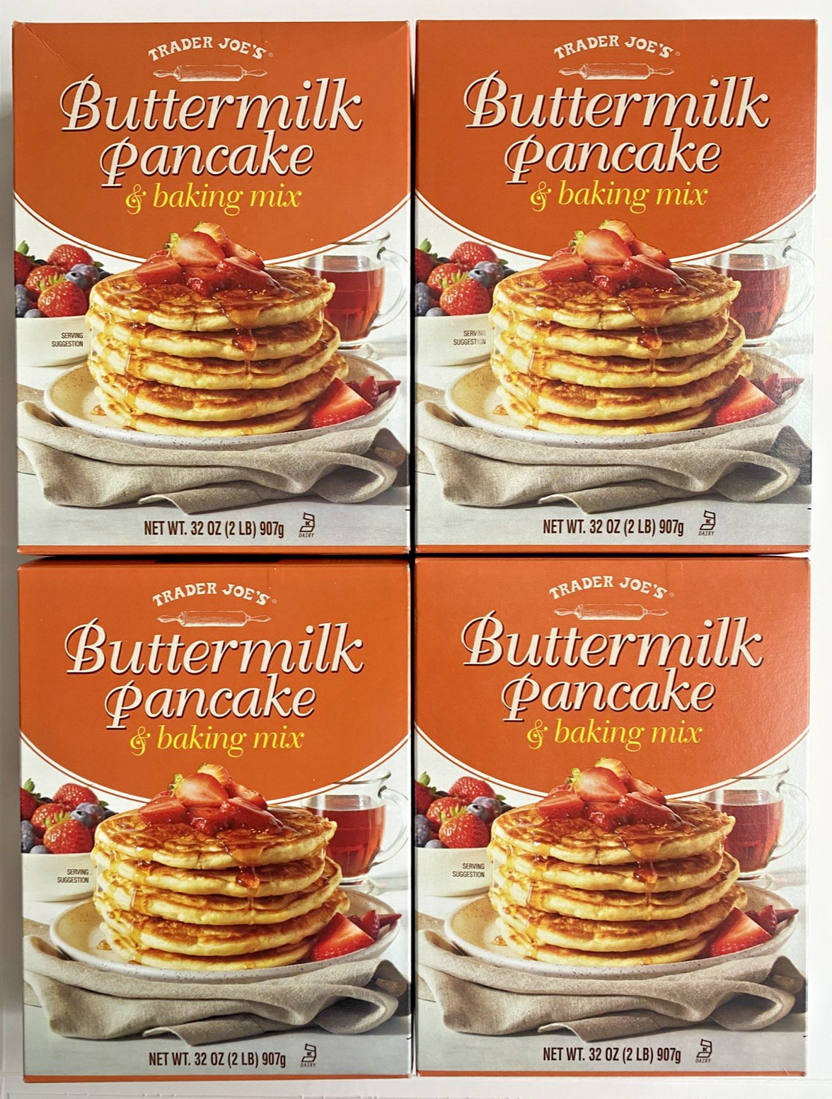 Trader Joe’s Buttermilk Pancake & Baking Mix 32oz 907g (4 Boxes) 12/2027
