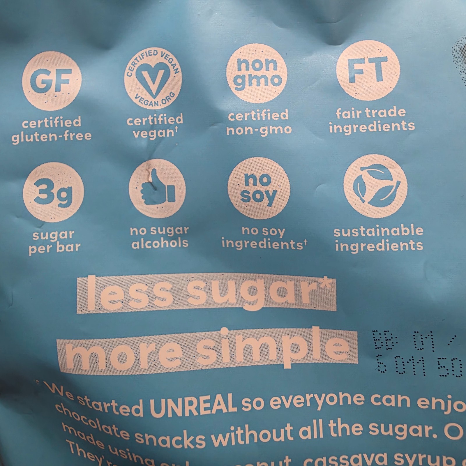 Unreal Dark Chocolate Coconut Minis Vegan Gluten Free, 15.3 oz (435g) EXP 01/27