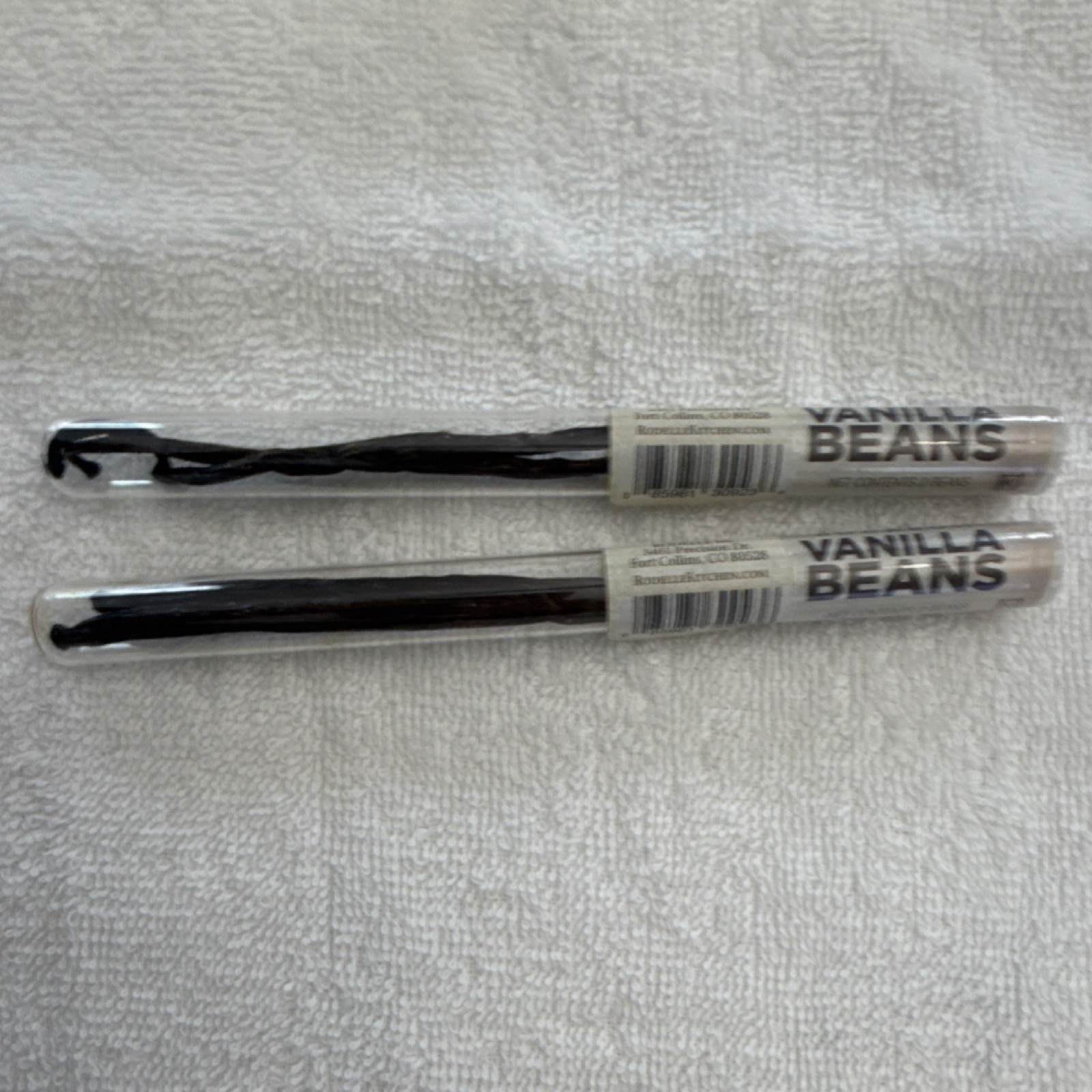 Set 2 Rodelle Madagascar Bourbon Vanilla Beans 2Whole Beans Single Spice Pantry