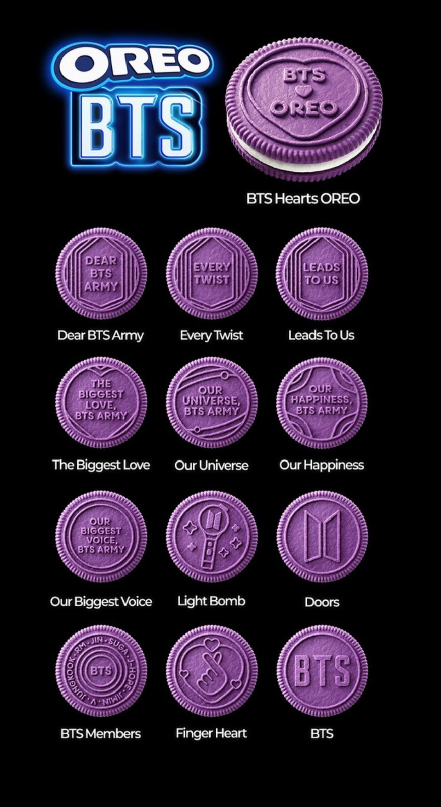 💜BTS OREO Limited Edition Sweet Hotteok Flavor 300g Big Box – Ship from Korea