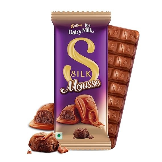 Cadbury Dairy Milk Silk Mousse Chocolate Bars, 48.5 g | Pack of 10