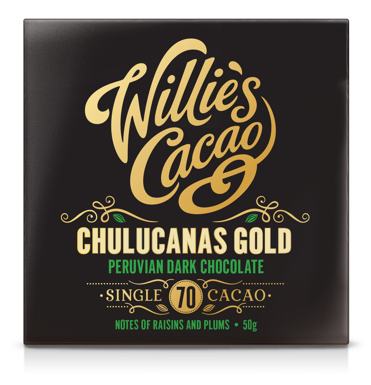 Willie’s Cacao Chulucanas Gold Peru 70% Dark Chocolate Bar