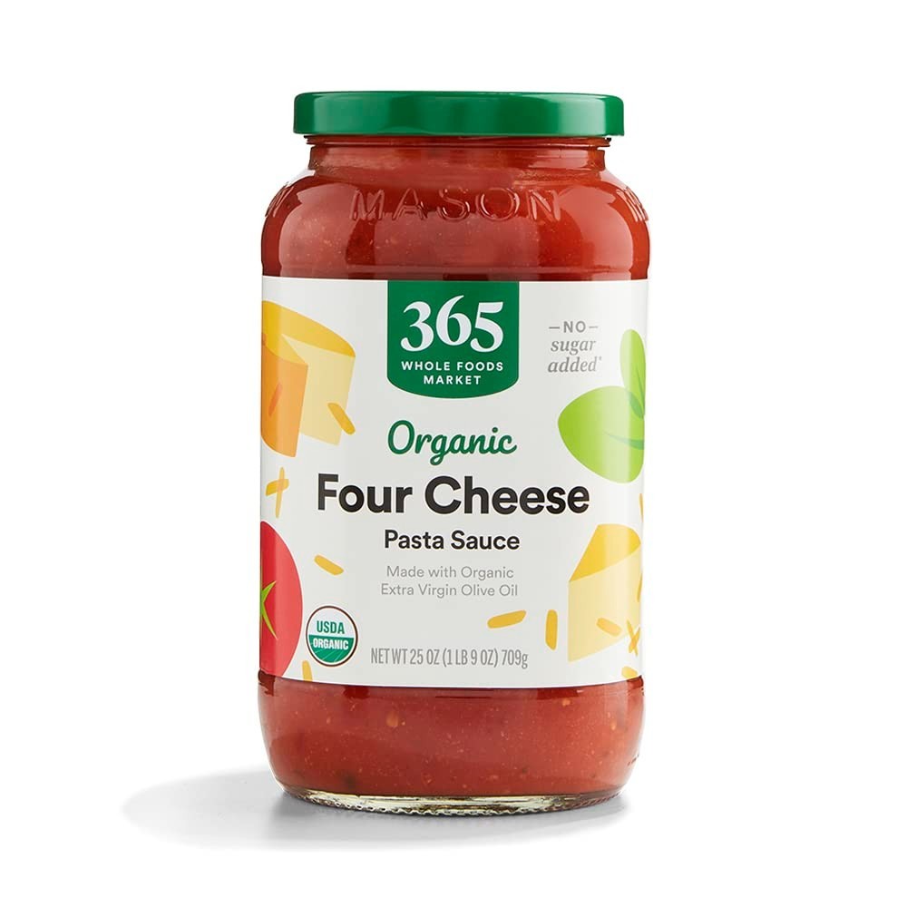 25 oz Organic Four Cheese Sauce – Ingredients for Effortless Cooking