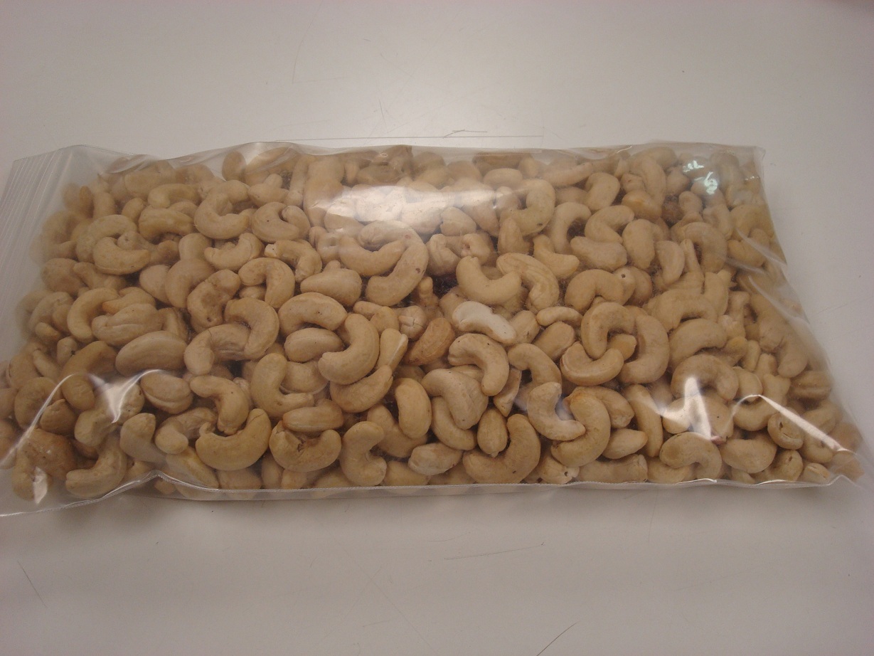 Roasted UNSALTED Whole JUMBO Cashews Resealable Bag Always Fresh by AgroSun