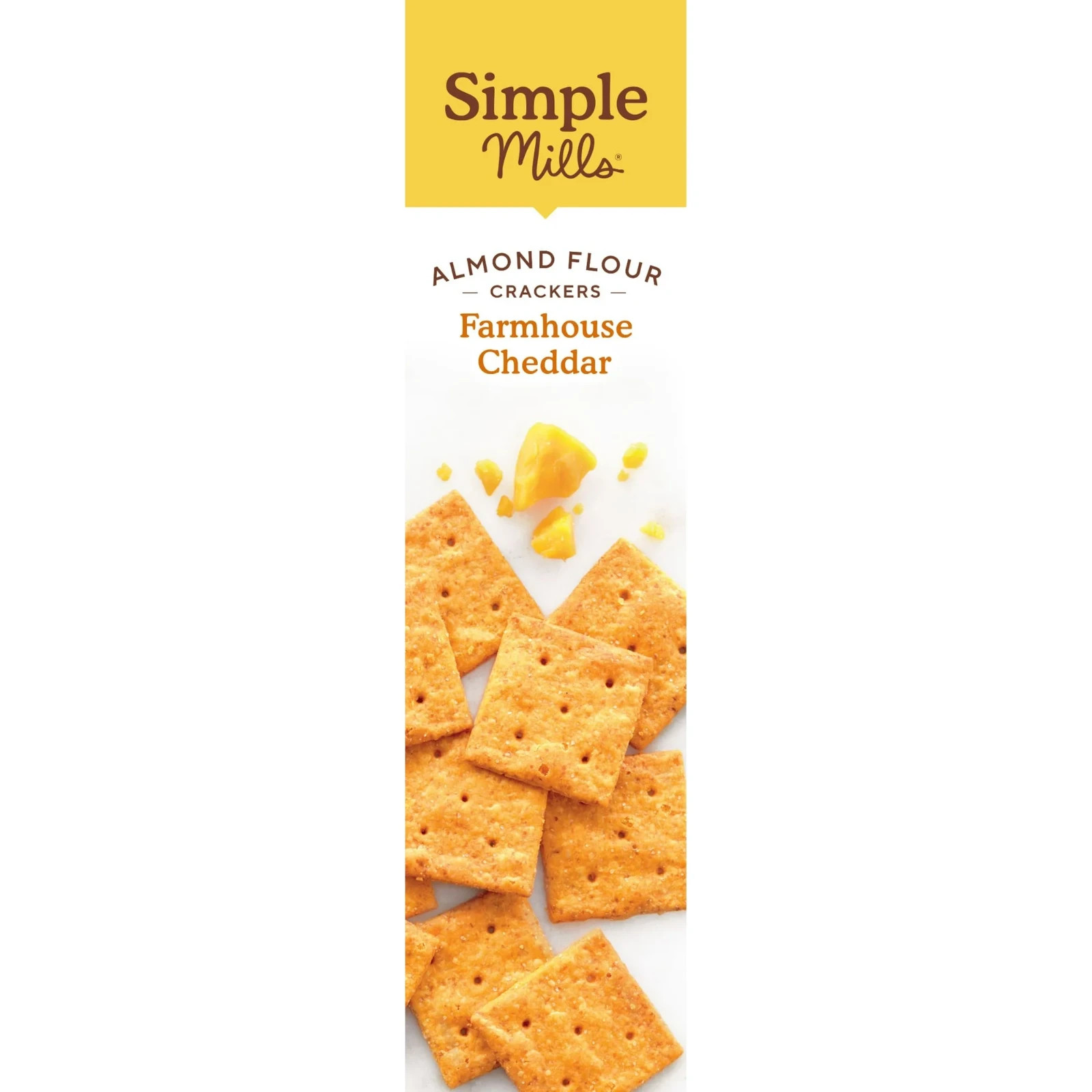 Simple Mills Almond Flour crackers Farmhouse cheddar 4.25 ounce…..