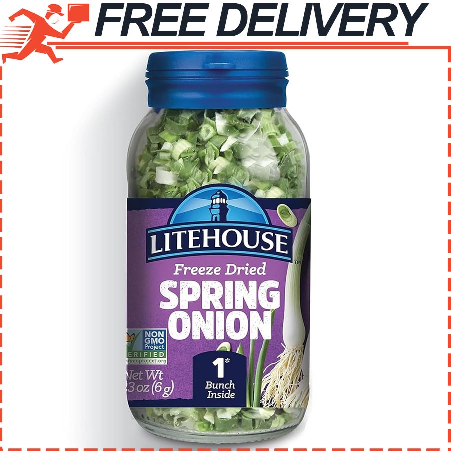 Litehouse Freeze Dried Spring Onion, Non-GMO Gluten-Free, 0.22 Ounce