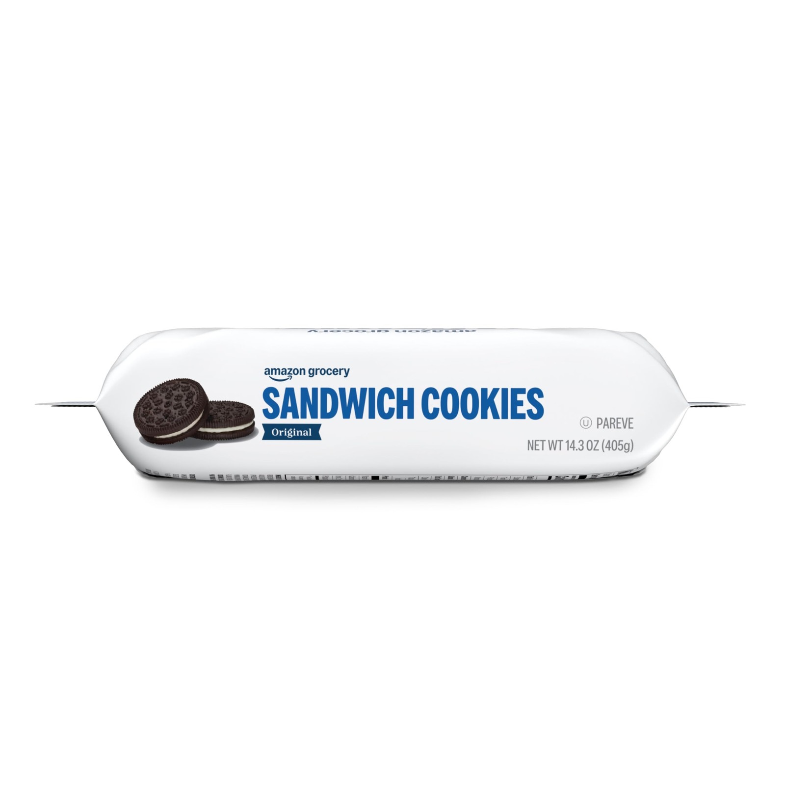 Amazon Grocery, Original Sandwich 14.3 Ounce (Pack of 1), Chocolate, Vanilla