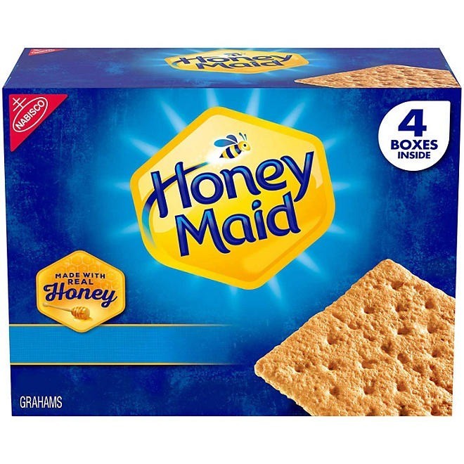 Honey Maid Honey Graham Crackers 14.4 oz (4 Pack)