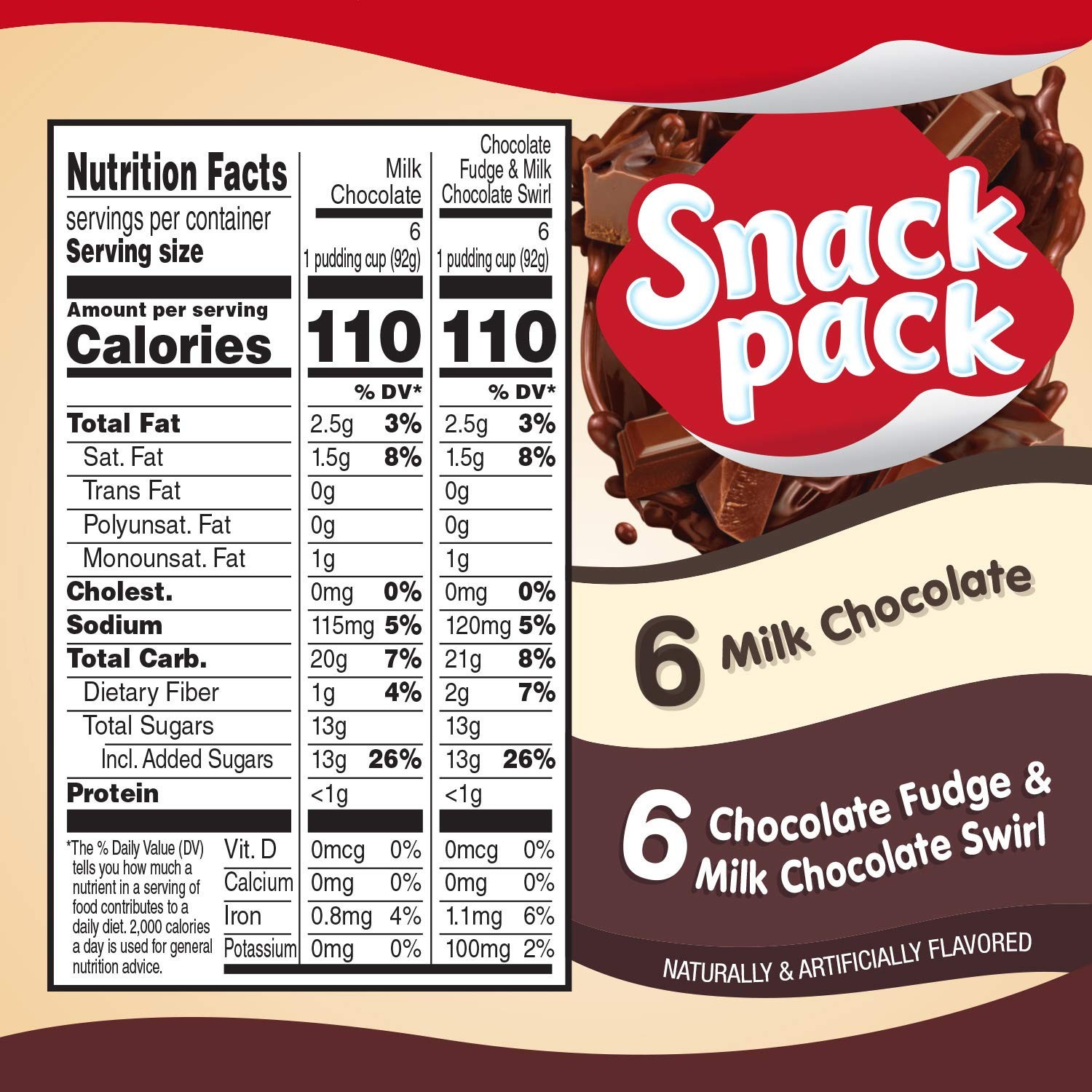 Snack Pack Pudding Cups, 3.25 oz., Family Pack (Select Flavor & Count)