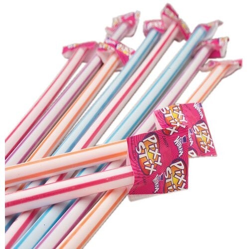 10 Giant Pixy Stix – 15 Inches Large – Cherry – Blue Raspberry – Grape – Orange