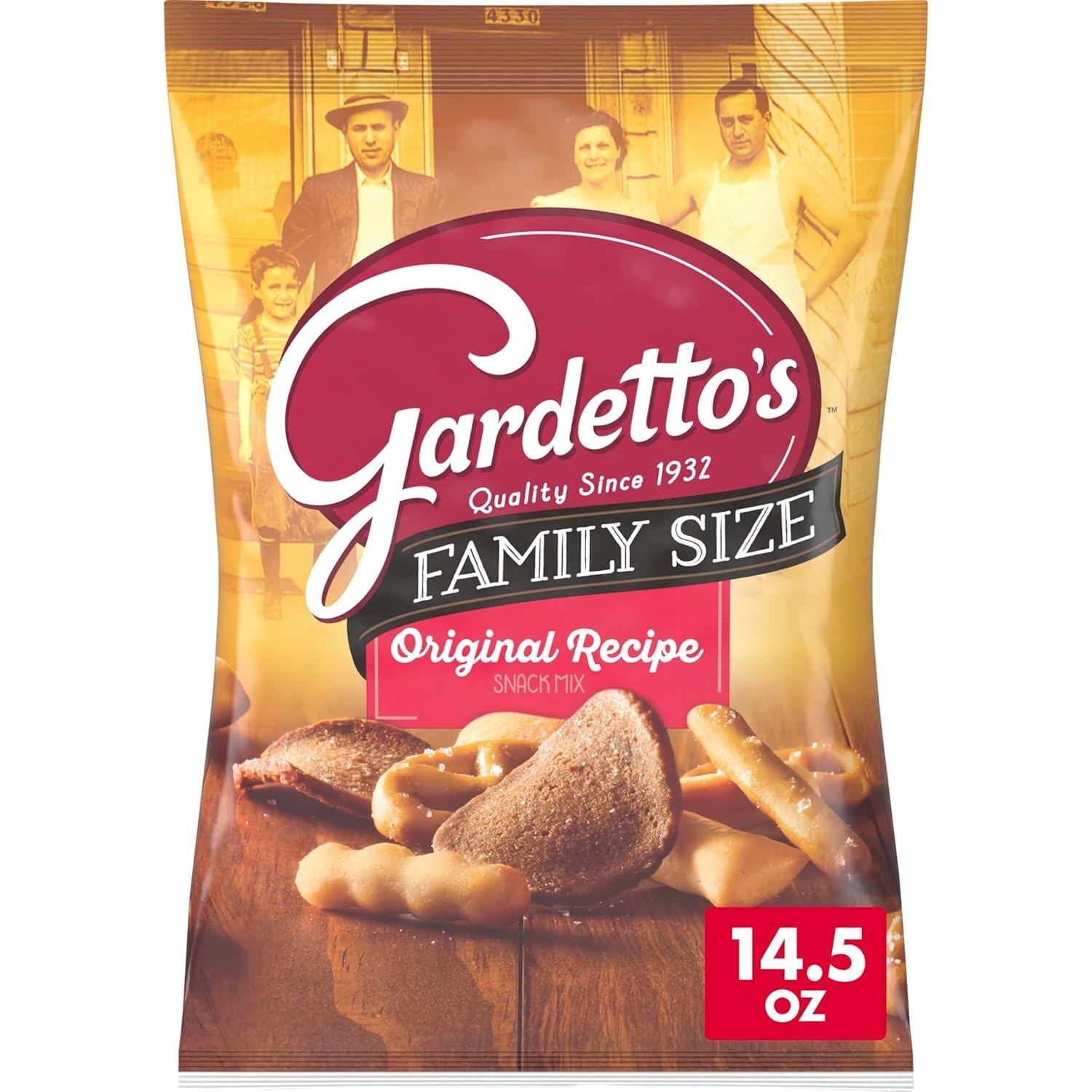 Gardetto’s Snack Mix, Original Recipe, Family Size, 14.5 oz