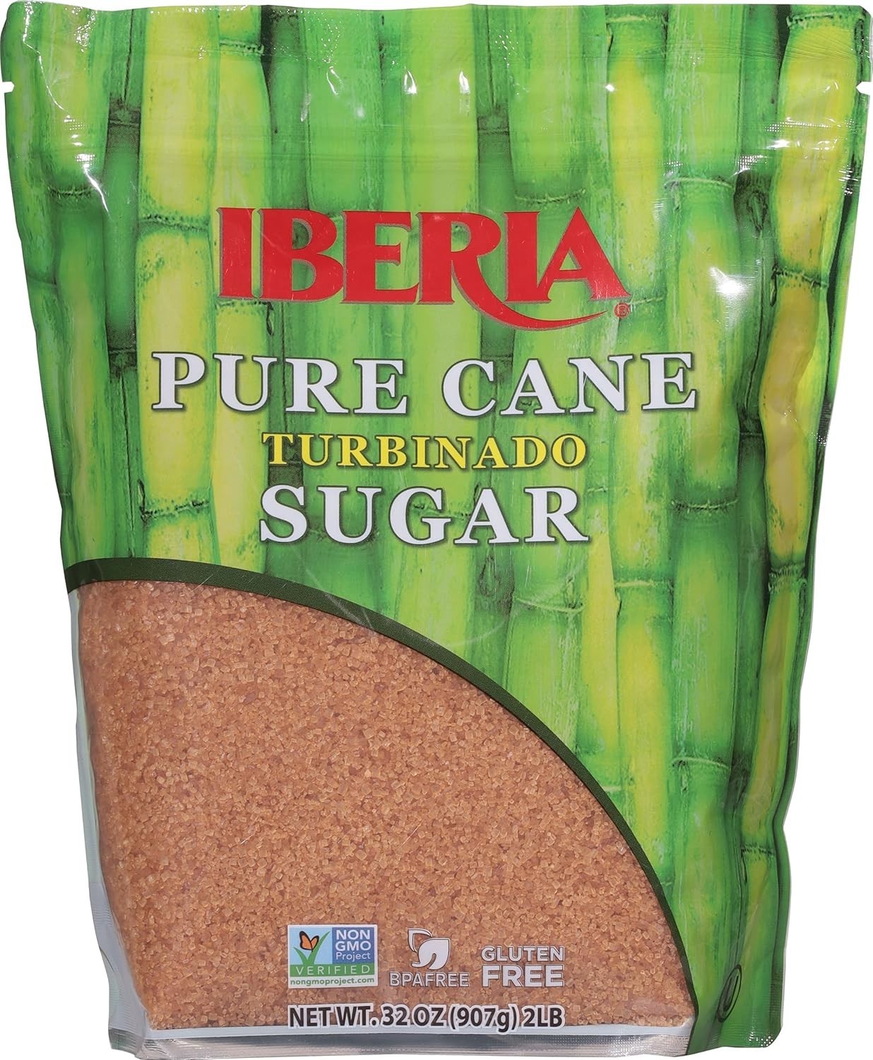 Pure Cane Raw Turbinado Sugar 2 lb – Natural Sweetener, , Gluten Free