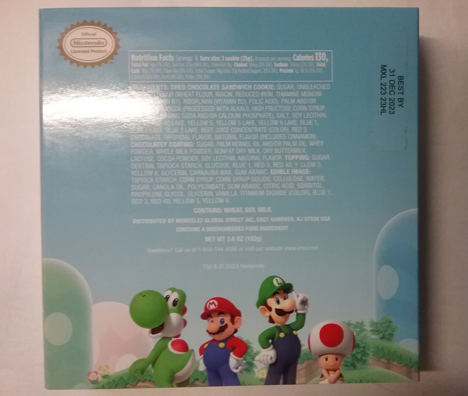 NEW! Oreo Sweepstakes Limited Edition Super Mario Princess Peach Cookies 12/2023