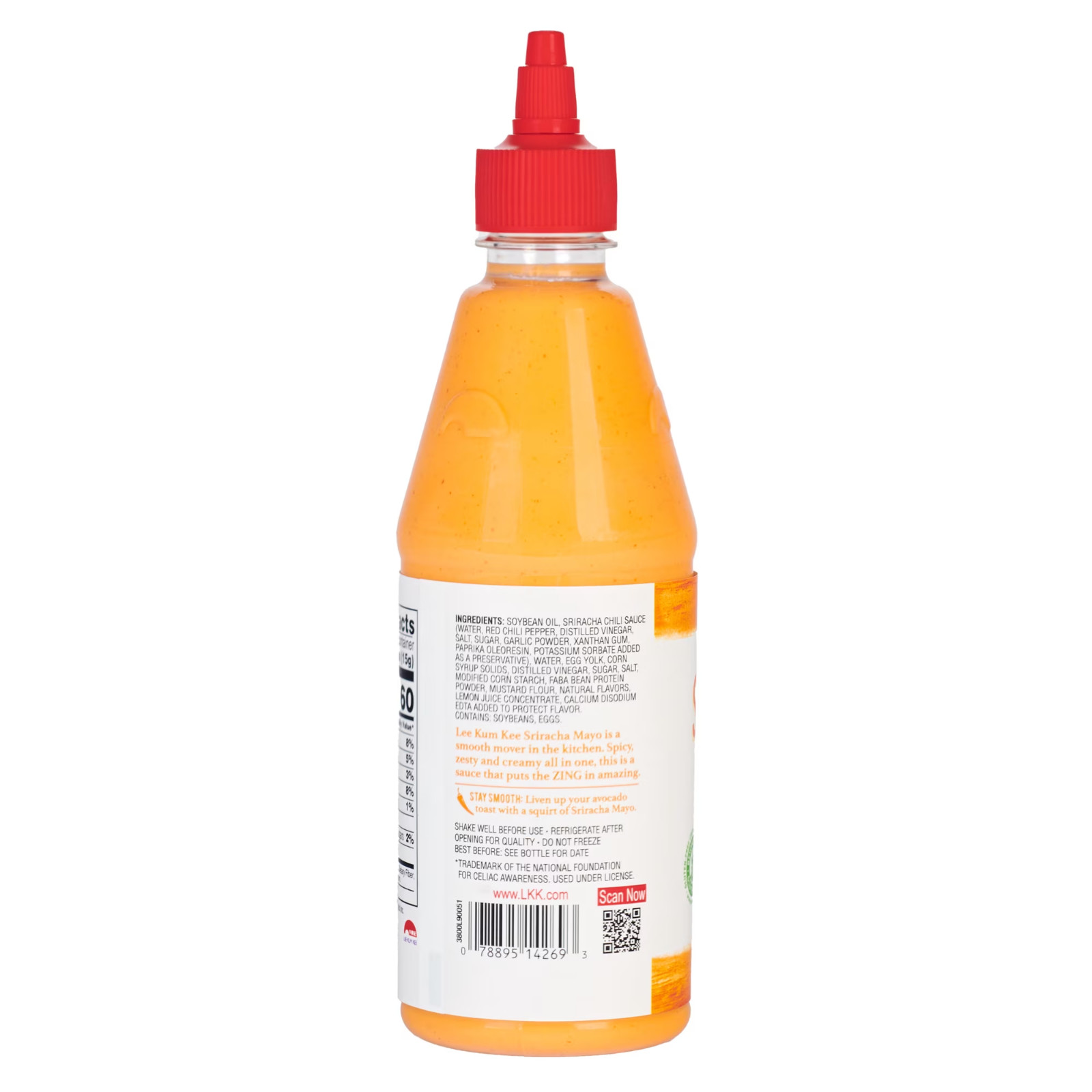 Lee Kum Kee Sriracha Mayo Dressing Spread 15 fl oz. Bottle