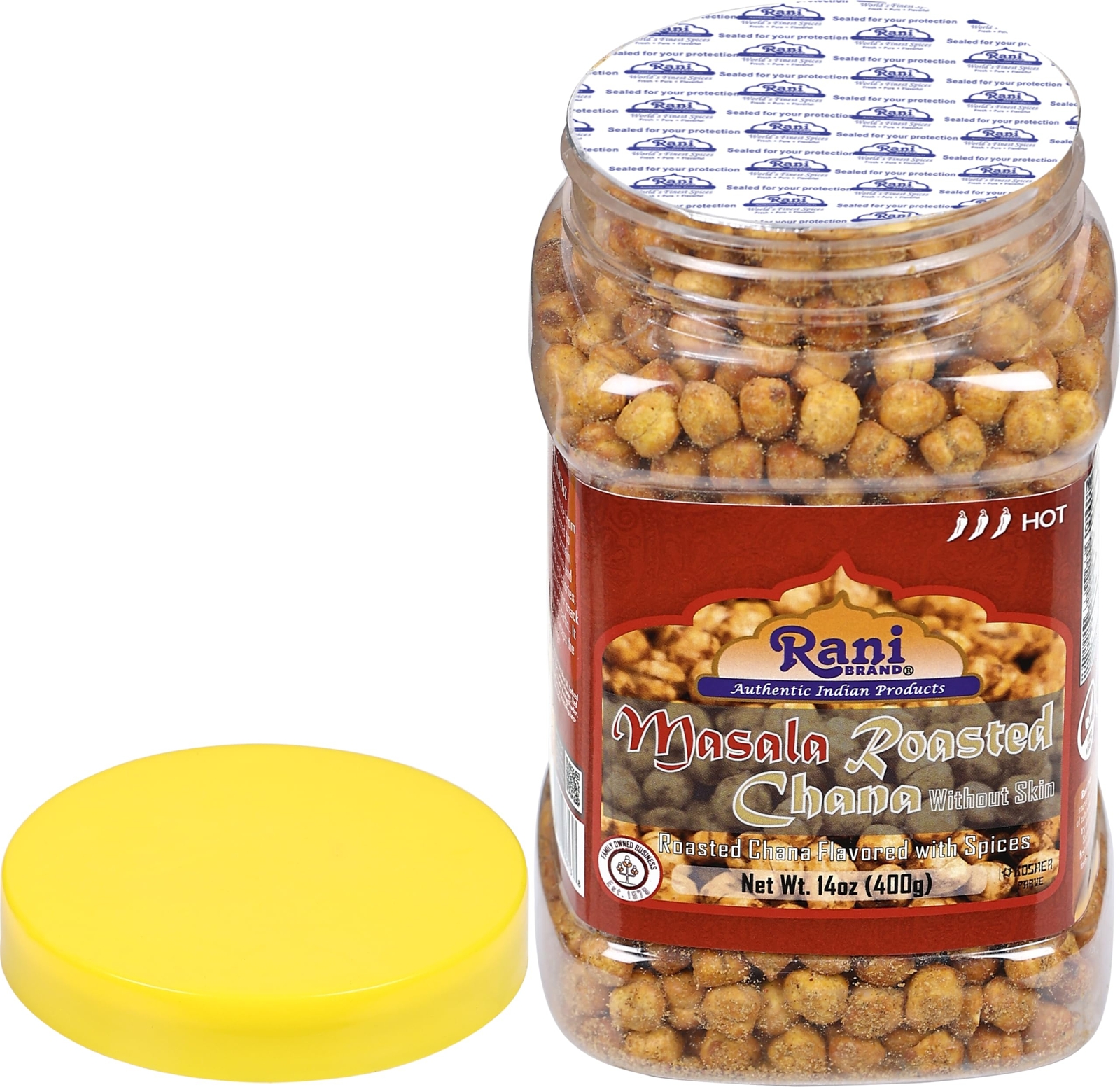 Rani Roasted Chana (Chickpeas) Masala Flavor 14oz (400g) PET Jar