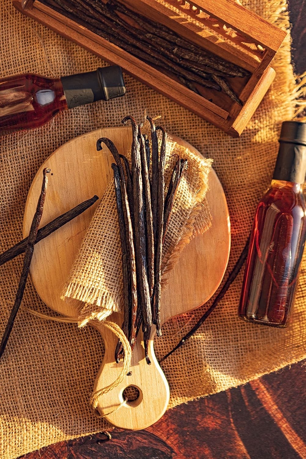 5 Organic Madagascar Vanilla Beans – Grade A Gourmet Pods for Baking Excellence