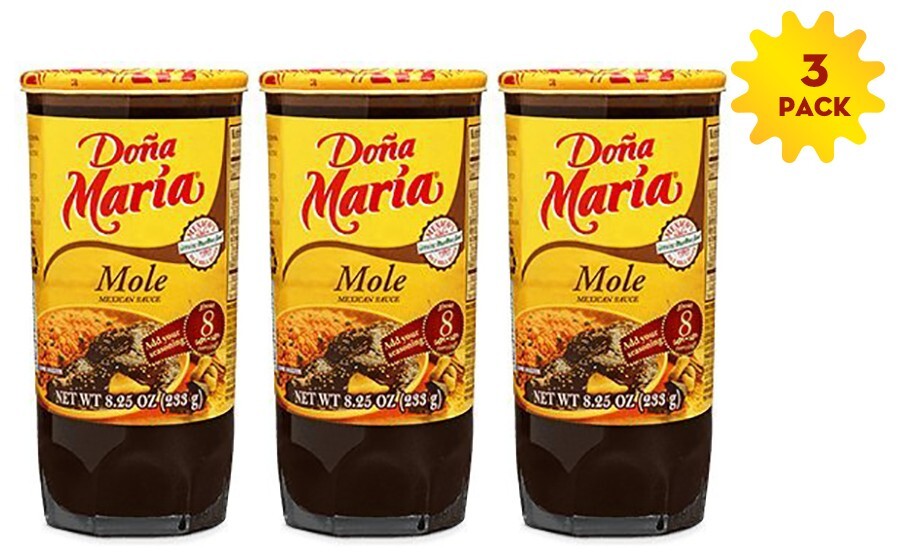 DONA MARIA, Mole Sauce, Pack of 3, Size 8.25 OZ