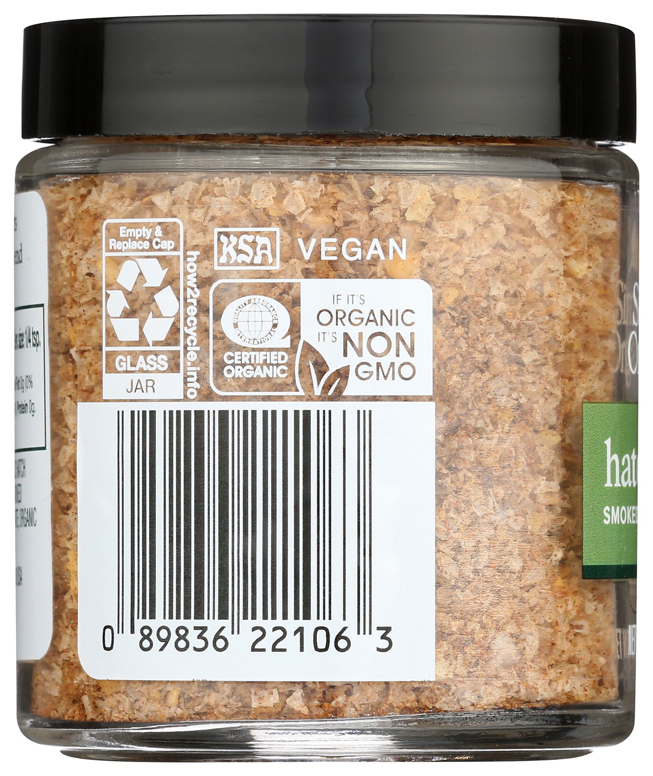 Simply Organic Hatch Chile Smoked Finishing Salt 2.61 Oz 6 Pack