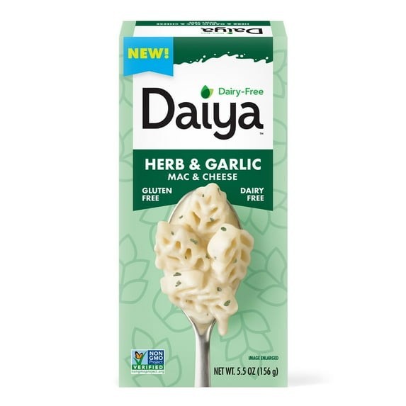 Daiya Vegan Herb & Garlic Mac & Cheese Dairy Free Gluten Free 5.5oz 1-2 Pack