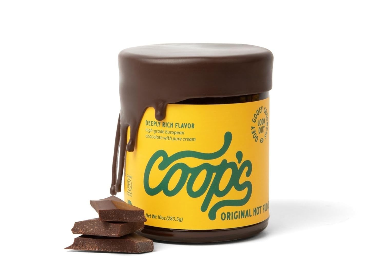 Coop’s Original Hot Fudge: Gourmet, All Natural, Handcrafted, Gluten Free, Non-G