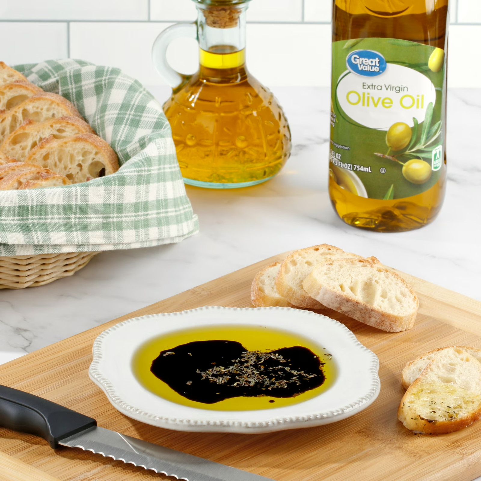 Great Value: 100% Extra Virgin Olive Oil, 25.5 fl oz FREE & FAST SHIPPING