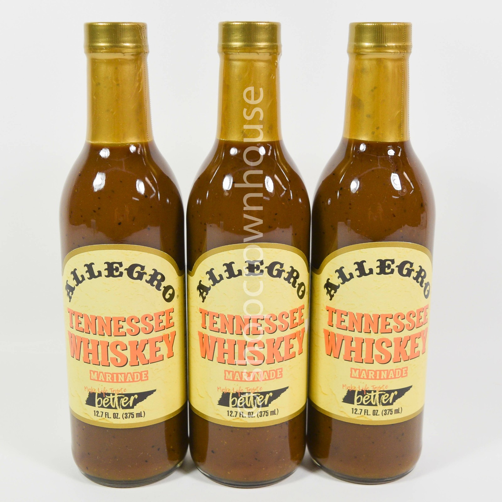 3 Allegro Tennessee Whiskey Marinade 12.7 fl oz Gluten-Free Kosher 03/06/2027