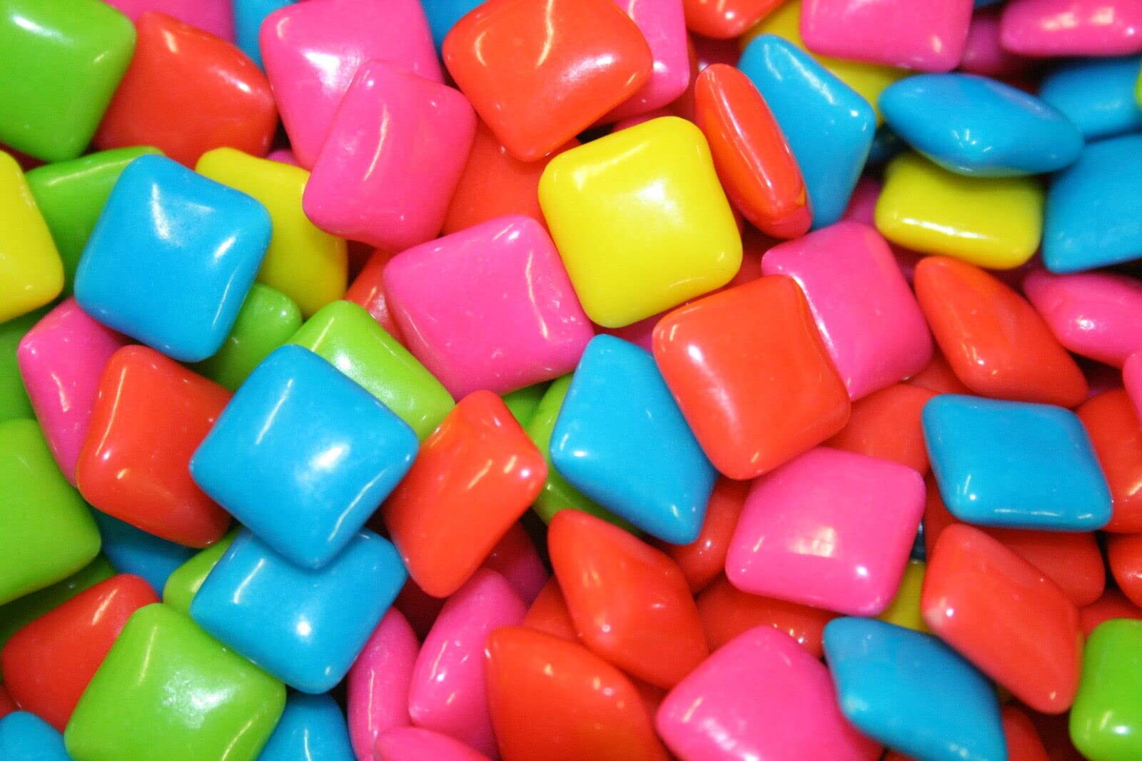 Bayside Candy Chiclets – Chewing Gum – Tropical Fruit Chiclets, 1LB