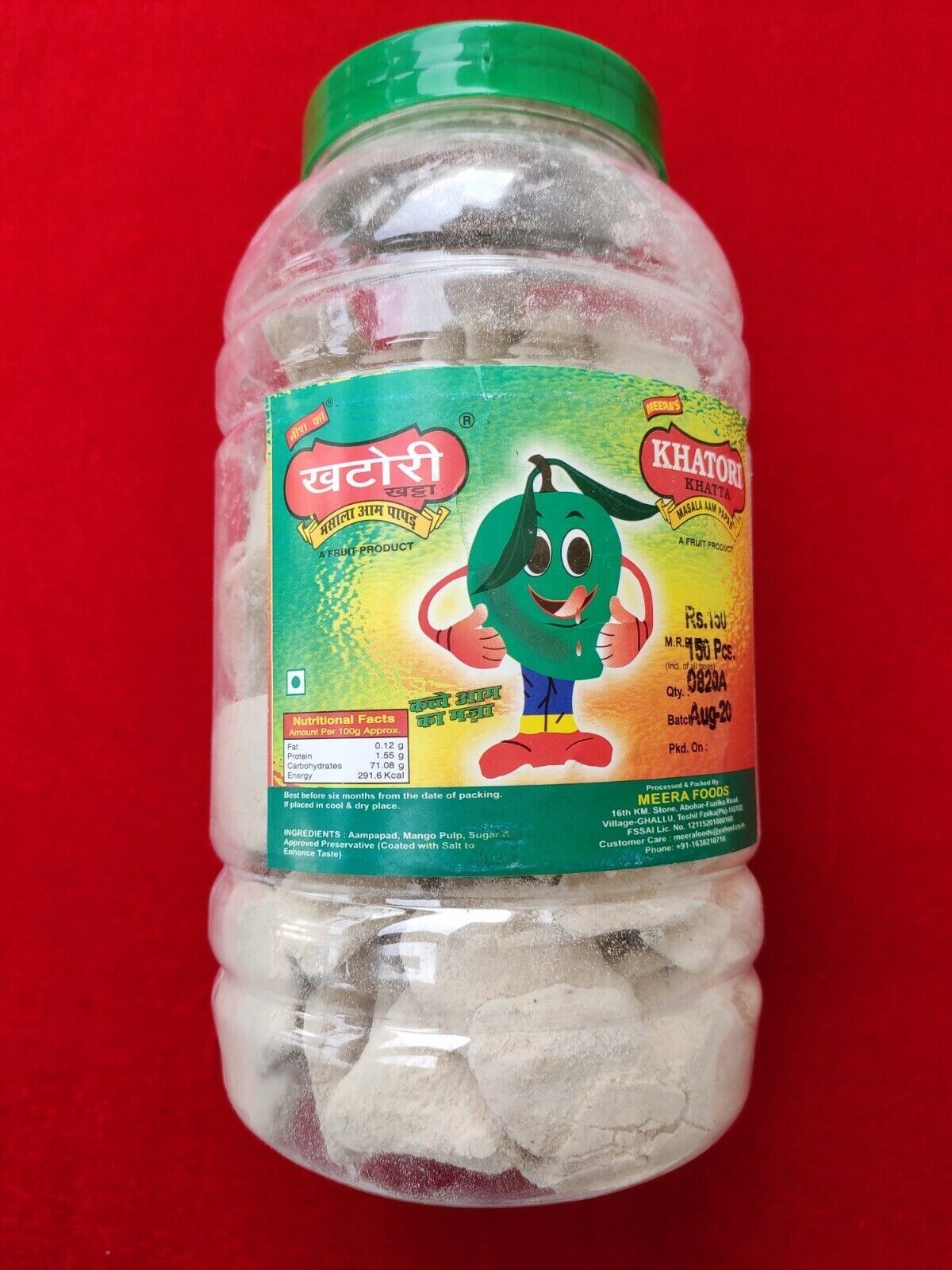 2X khatori masala aam papad A food product 300 pcs approx USPS