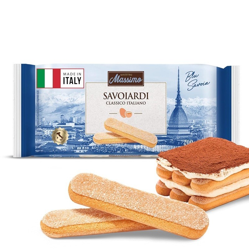 Maestro Massimo Savoiardi Classico Italiano Ladyfingers Biscuits 7.05 oz (200g)