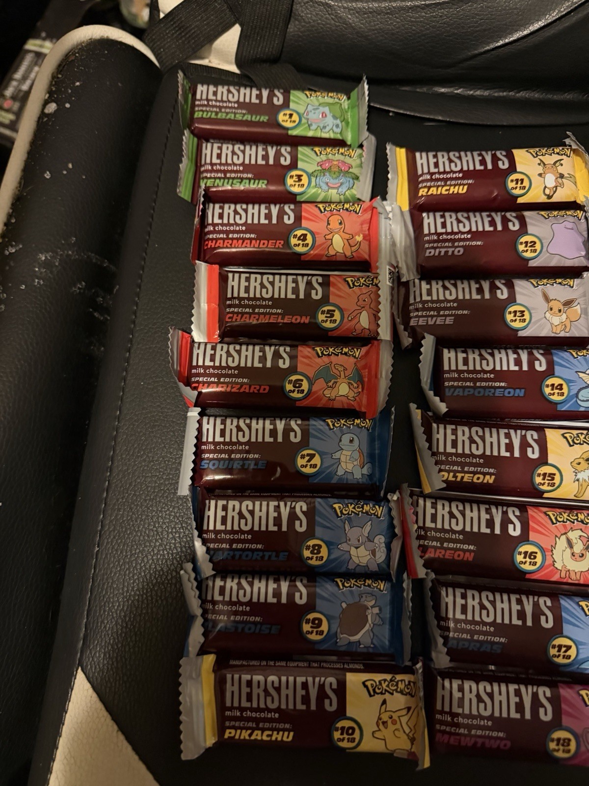 Hershey’s Milk Chocolate Special Edition Pokémon Assortment Bars 8 sets