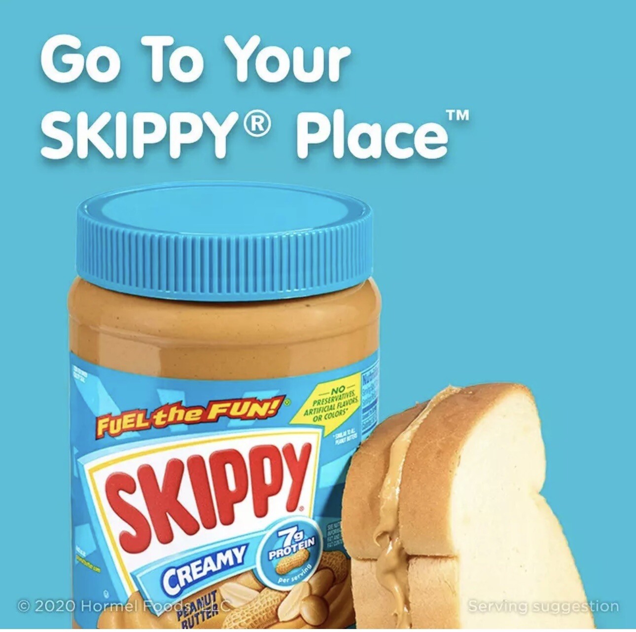 SKIPPY Creamy Peanut Butter, 48 Ounce Jar Twin Pack Pack of 2