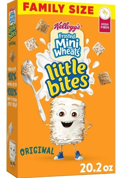 (3 pack) Kellogg’s Frosted Mini-Wheats Little Bites Original Breakfast Cereal, K