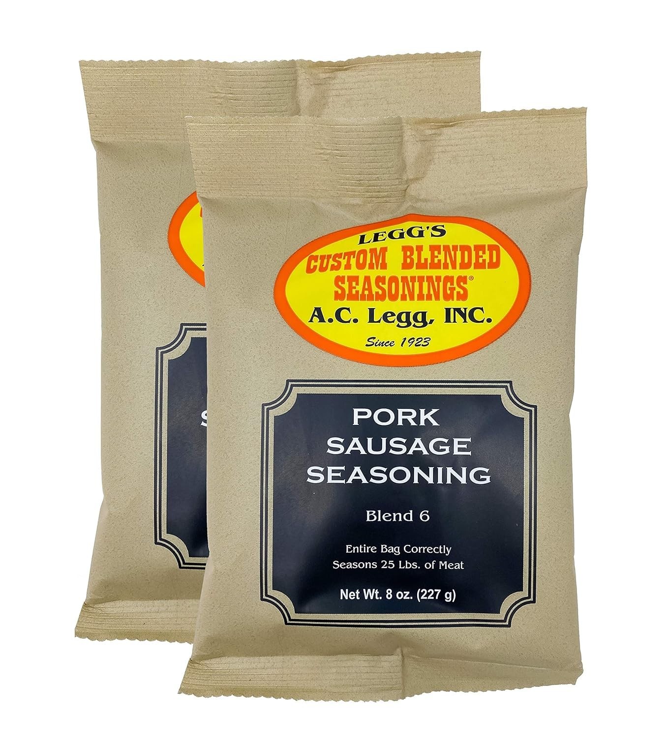 A.C. Legg Old Plantation Seasonings – Blend 7 Pork Sausage Seasoning – 2 Pack…