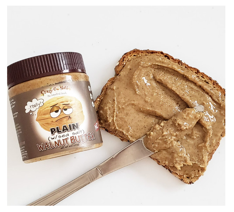 Crazy Go Nuts CGN Plain Walnut Butter with Sea Salt