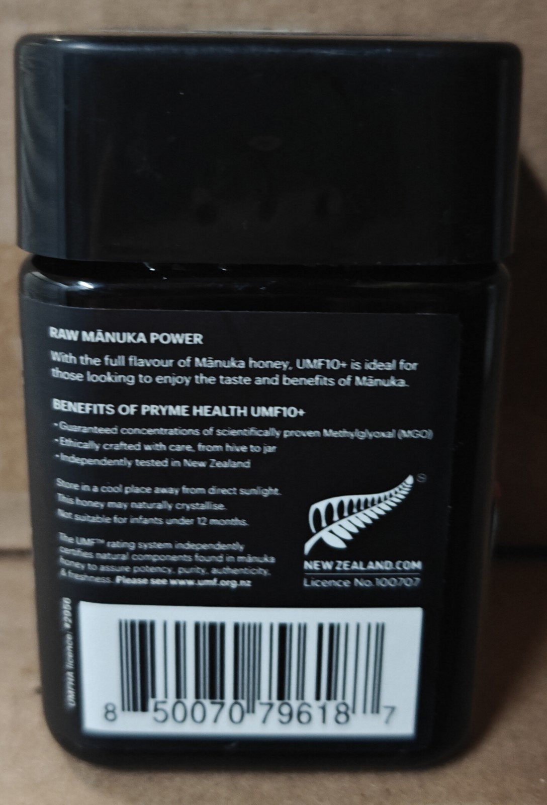 PrymeHealth New Zealand Manuka Honey MONO MGO 261+ UMF 10+ (12.3) 350g Exp: 2030