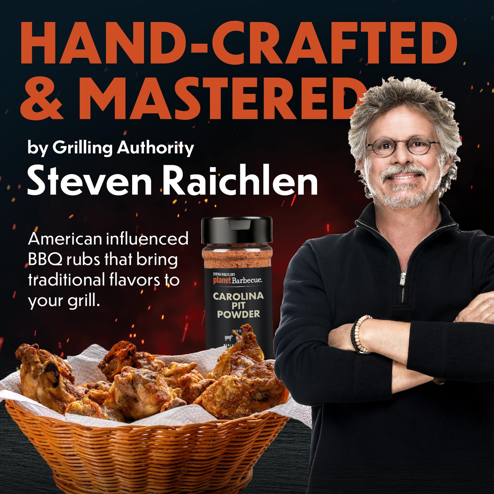 Steven Raichlen’s Planet Barbecue Gourmet BBQ Rubs & Spices Gift Set 3 Pack- …