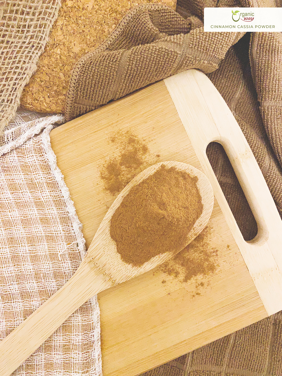 Organic Way Cinnamon Cassia Powder – Organic, Kosher & USDA Certified