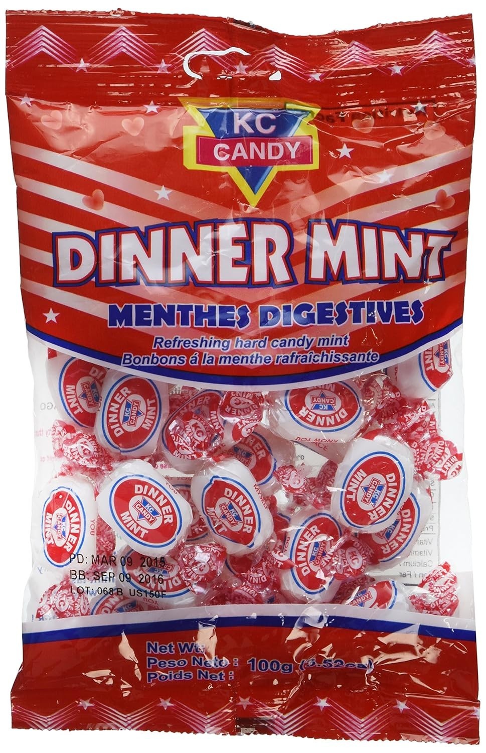 Classic 3.52 Oz KC Dinner Mints – Refreshing Pastilles for Every Occasion