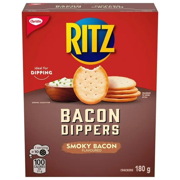 12 Boxes Christie Ritz Bacon Dippers Crackers 180g Each – Free Shipping