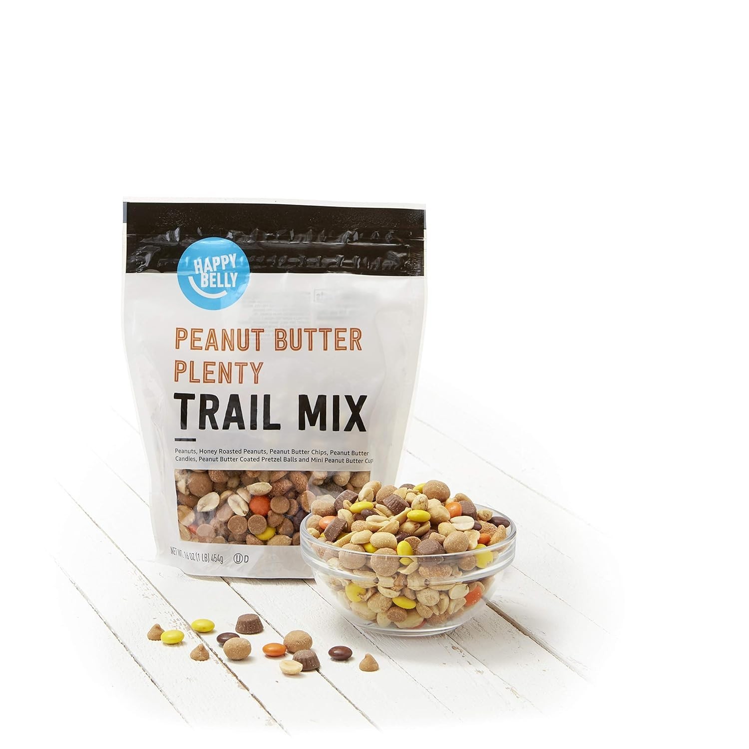 Happy Belly Peanut Butter Plenty, Trail Mix, 16 Oz (Pack of 2)