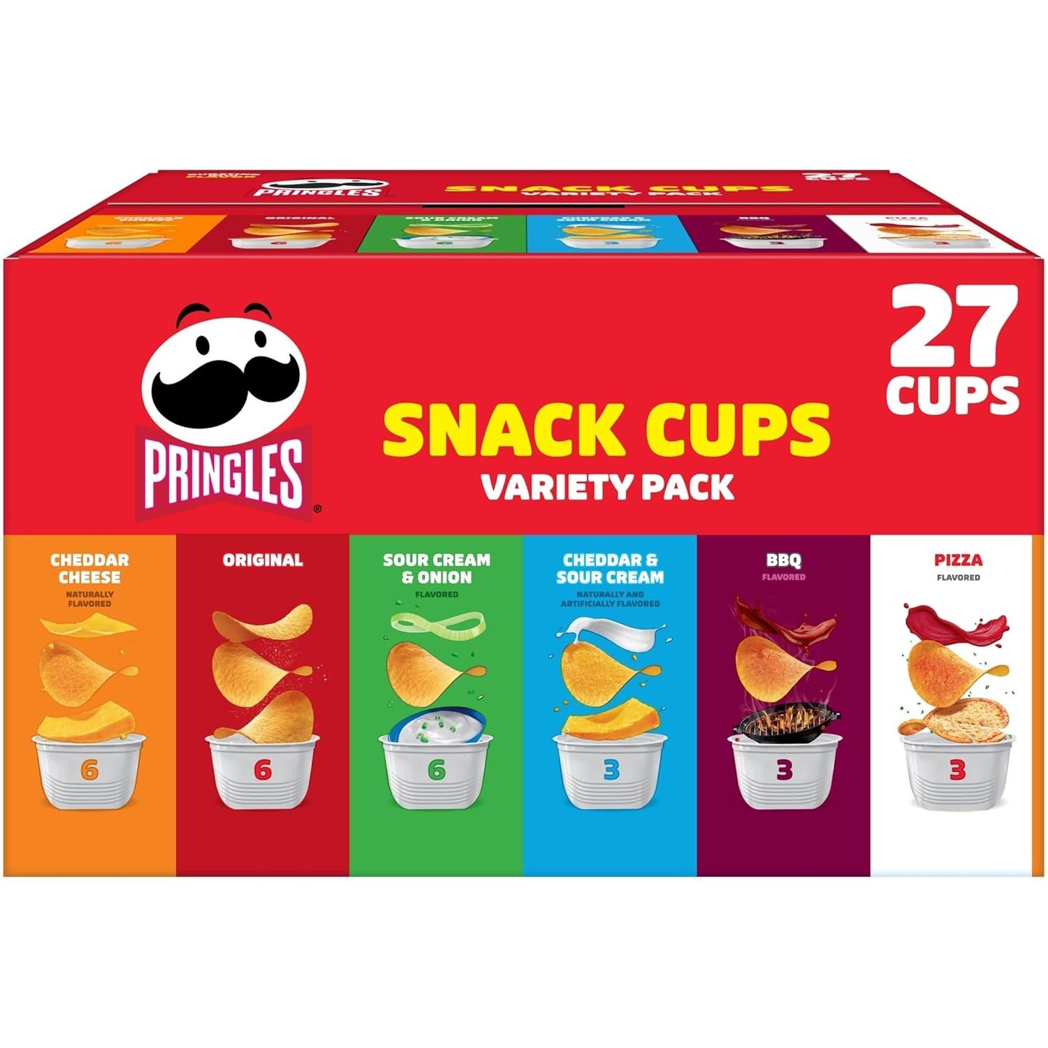 Potato Crisps Snack Cups Variety Pack 19.5oz Crunchy Salty Snacks