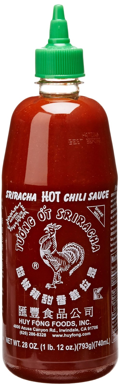 Sriracha Sauce Pack Of 3 28 Ounce Total 84 Ounces Spicy Chili Garlic Flavor