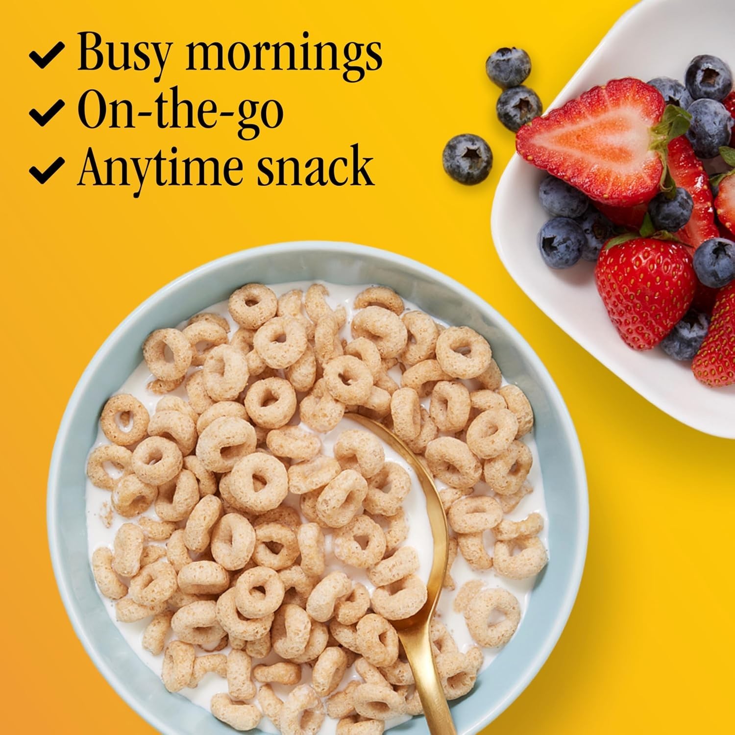Cheerios Heart Healthy Gluten Free breakfast cereal Mega Size 24 oz….