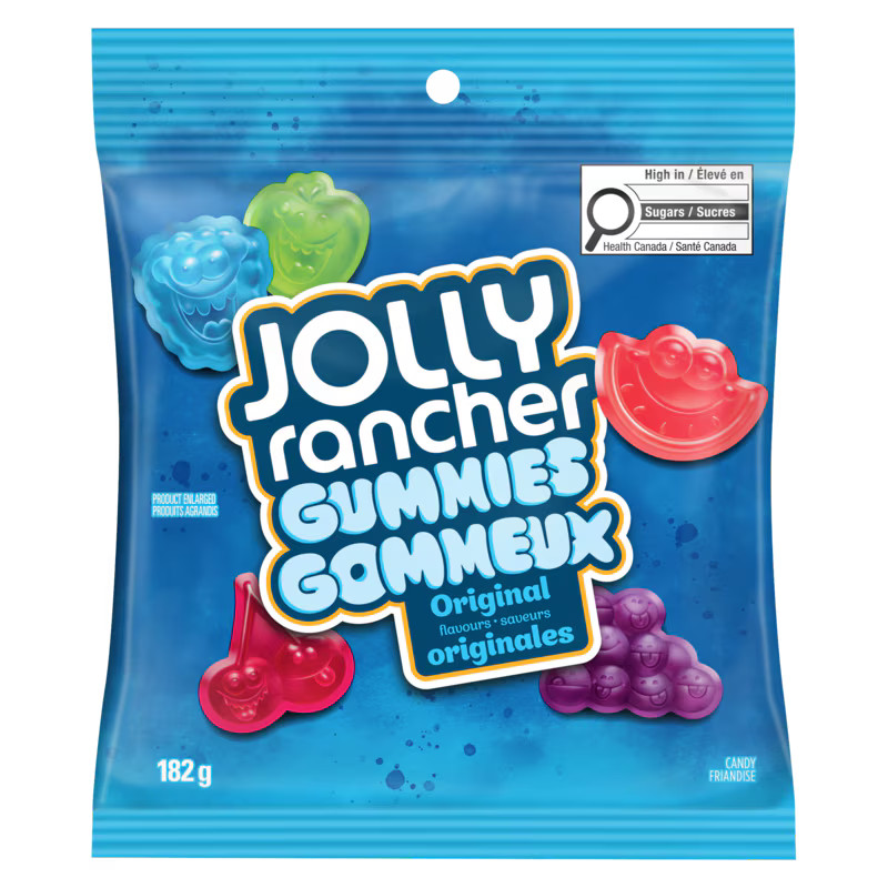 Jolly Rancher Gummies Original g. 182 g. / 6.42 oz. x 10