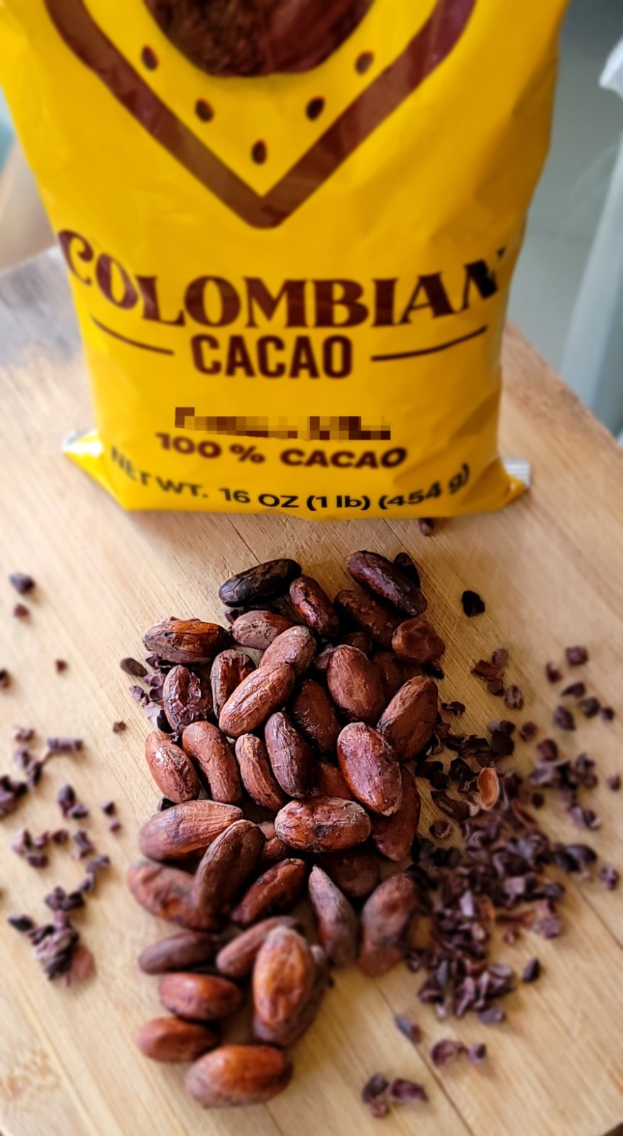 2 Pack Roasted Colombian Cacao Beans – 100% Natural, Single Origin (2 x 16 oz)