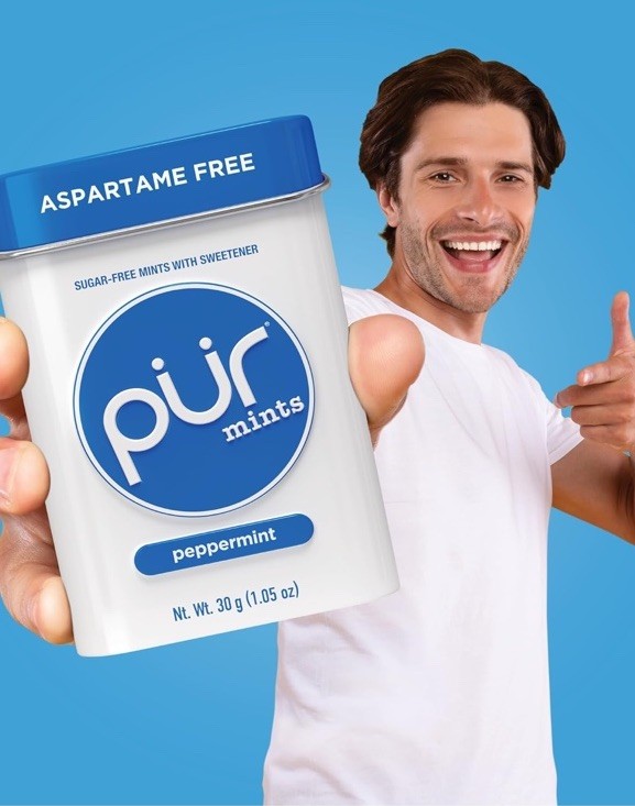 PUR Mints | Aspartame Free Mints | Peppermint Flavor 30 Pieces (Pack of 12)