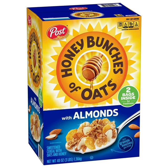 Honey Bunches of Oats with Crispy Almonds (48 oz., 2 pk.) Great Price