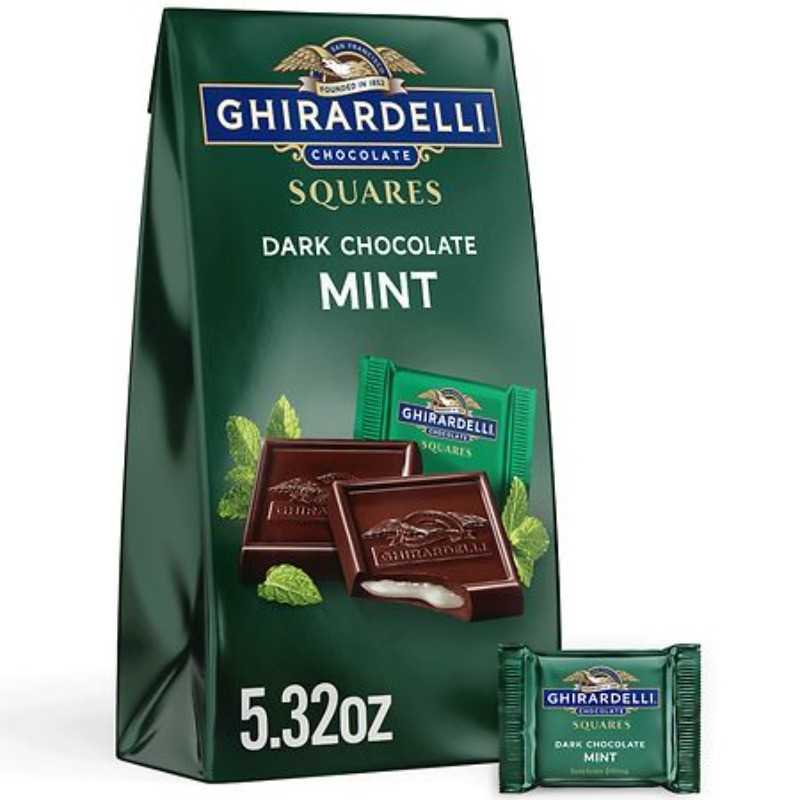 Dark Chocolate Squares Mint 5.32 oz