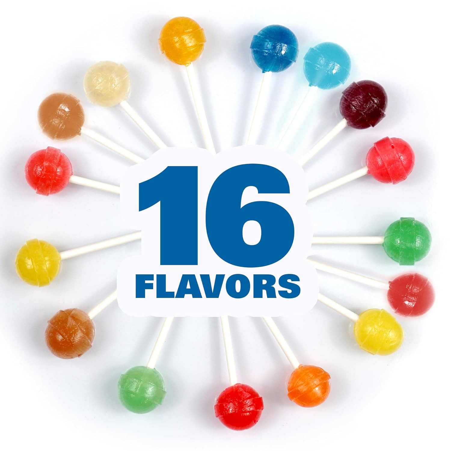 DUM DUMS Original Mix Lollipops, 1 Lb Bag (60 Pieces Approx.), Gluten Free Hard