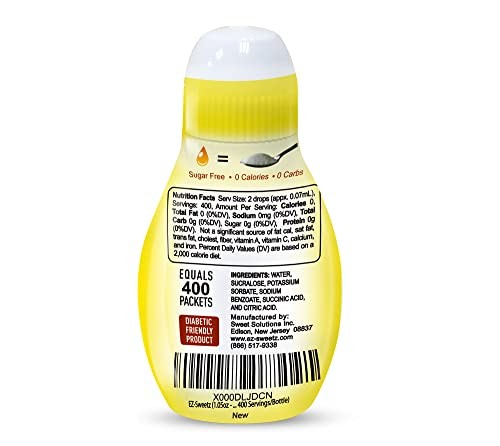 EZ-Sweetz (2 Pack 1.05oz – Liquid Sweetener 400 1.05 Ounce (Pack of 2)